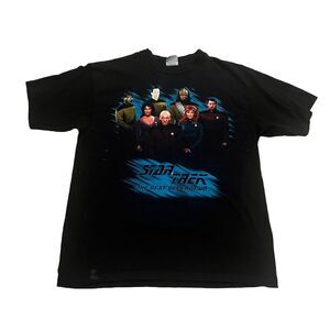 VTG Star Trek Shirt Mens XL Graphic Short Sleeve Gildan 1996 Rare 90s made in US